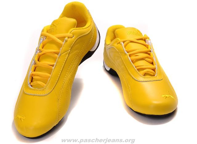 chaussure puma homme jaune