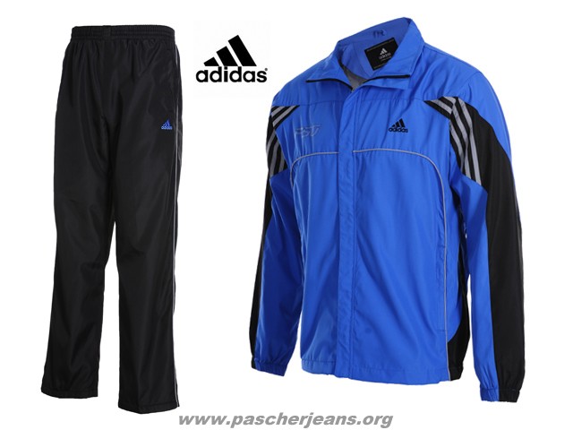 survetement adidas bleu homme