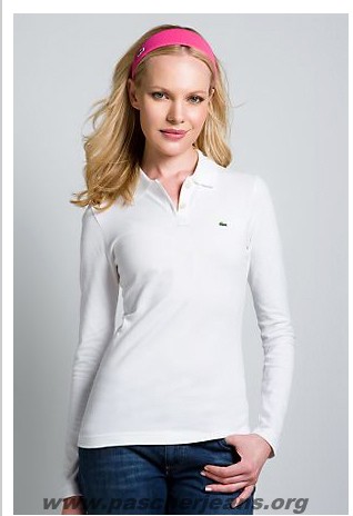 polo femme lacoste soldes