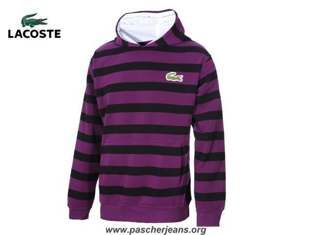 sweat lacoste pas cher