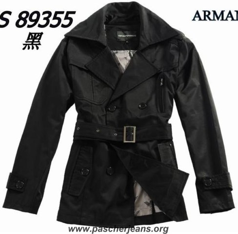 manteau armani homme